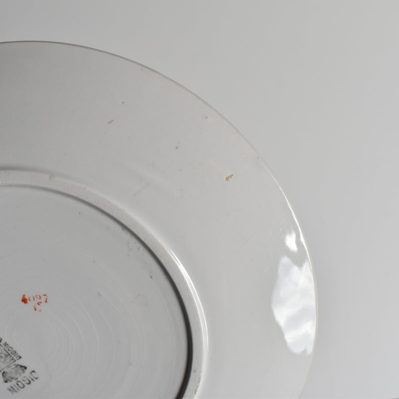 Vintage Dessert Plate Digoin & Sarreguemines 4027 E