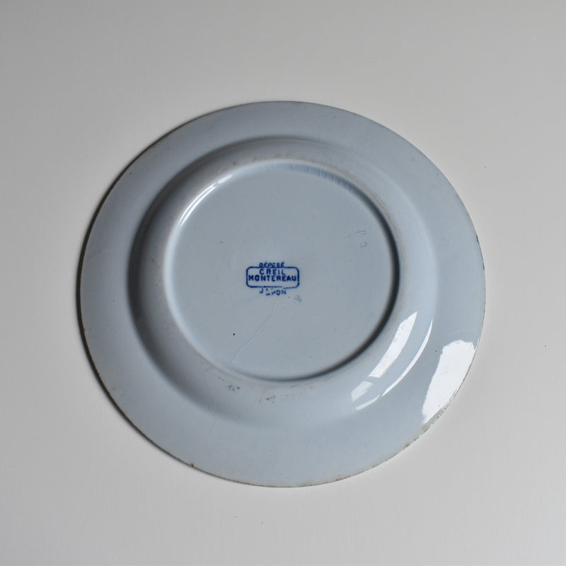 アンティークプレート クレイユモントロー Japon 22.5cm