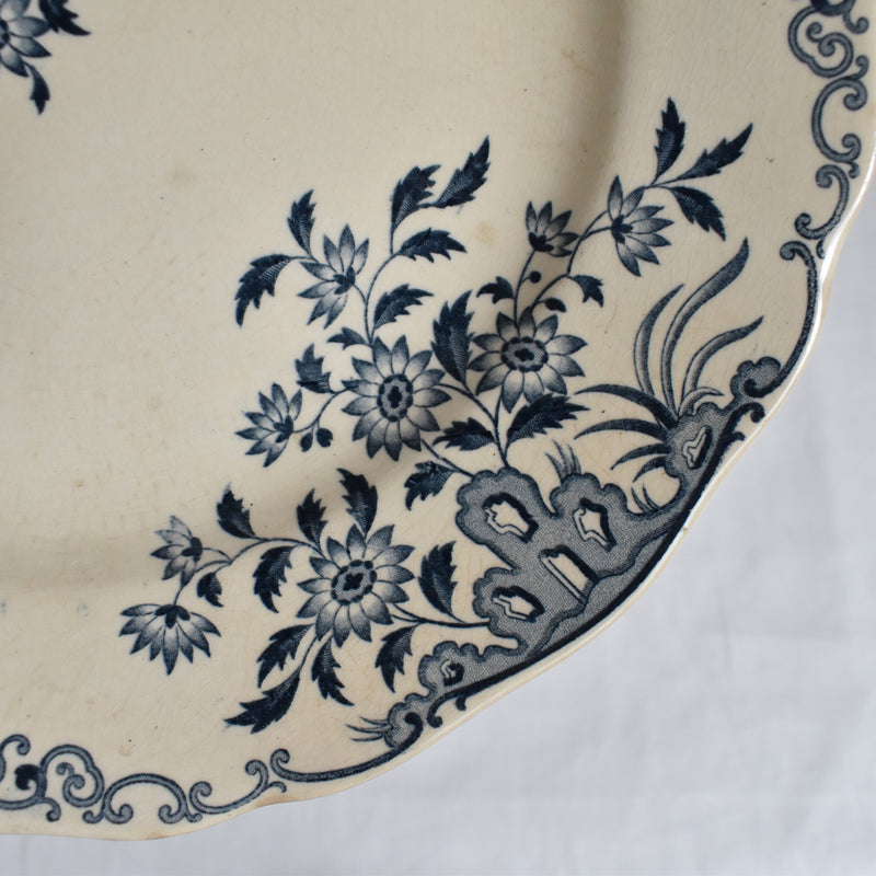 Antique Plate, Sarreguemines "Moscou"