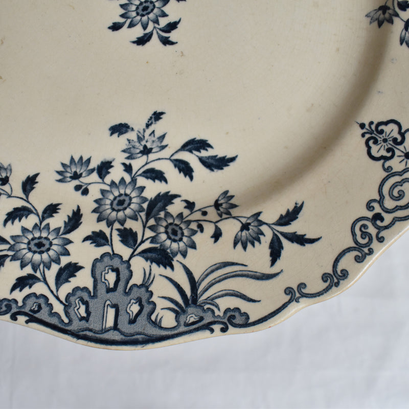 Antique Plate, Sarreguemines "Moscou"