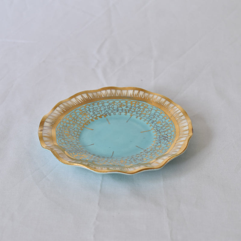 ア.ドラサンヴァル A.Dressinval コーヒーカップ＆ソーサー ライトブルー