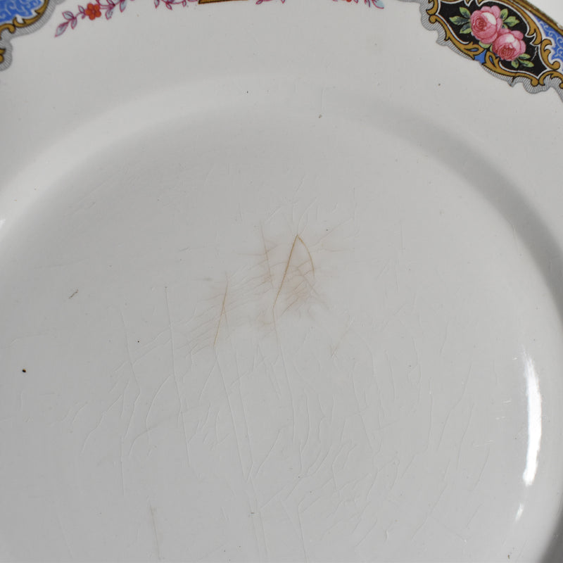 Vintage Dessert Plate Digoin & Sarreguemines 4027 E