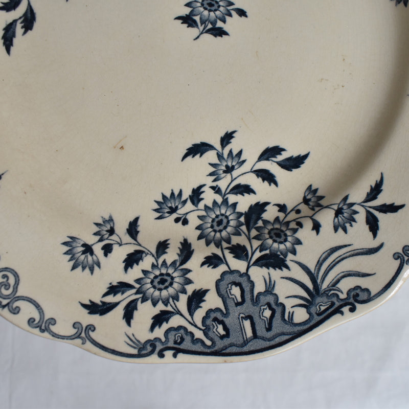 Antique Plate, Sarreguemines "Moscou"