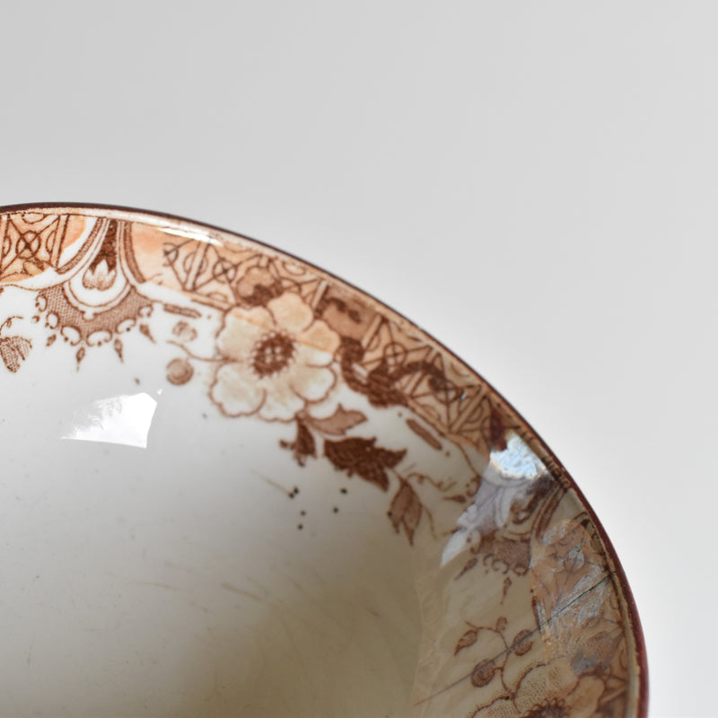 Antique cup & saucer Sarreguemines Kyoto C