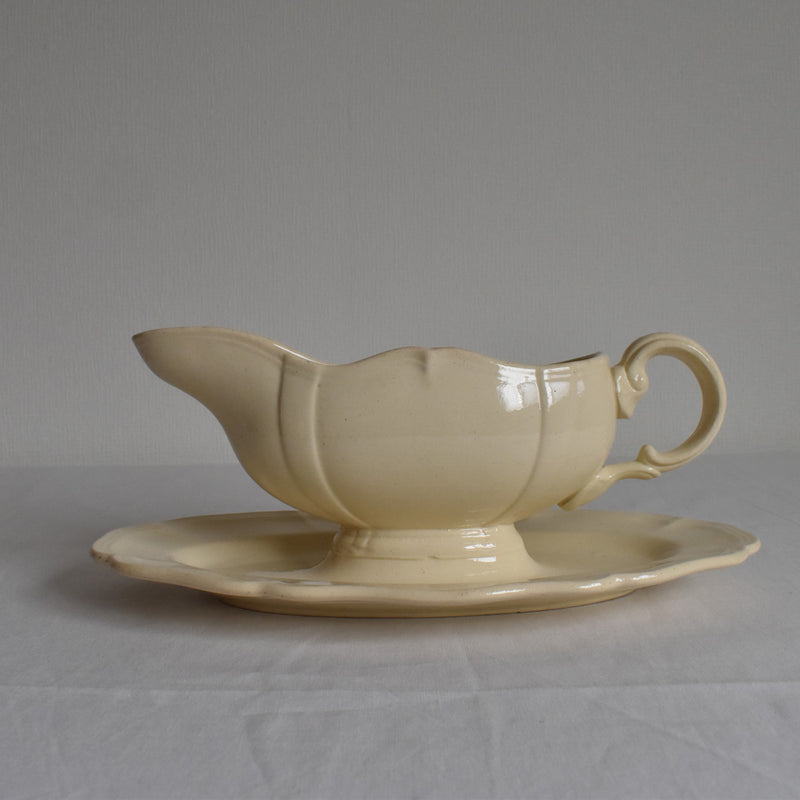Antique Digoin & Sarreguemines Sauce Boat