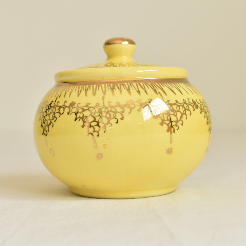 ア.ドラサンヴァル　A.Dressinval  シュガーポット　イェロー