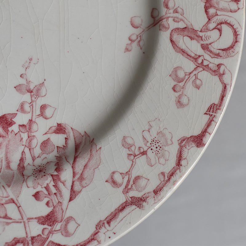 Antique Dessert Plate Lunéville Fontainebleau D