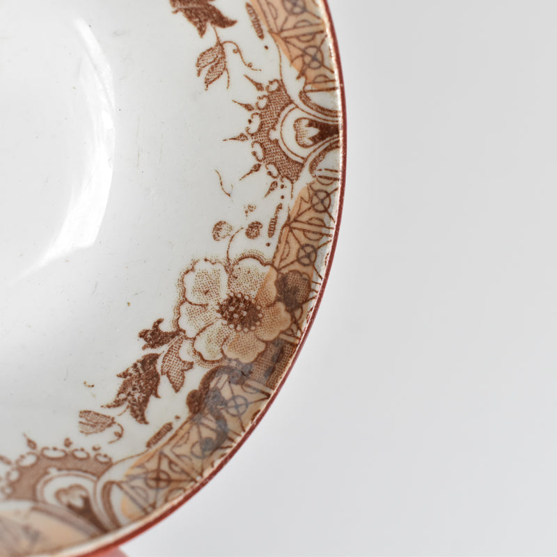 Antique cup & saucer Sarreguemines Kyoto C