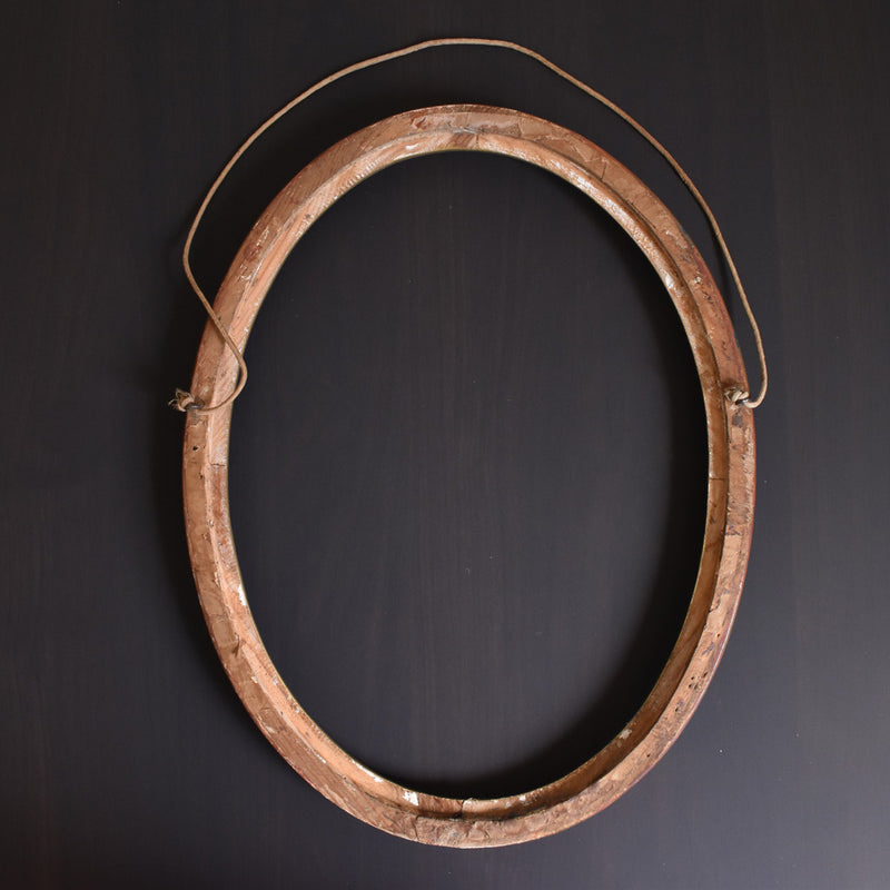 Antique Frame Oval Rose