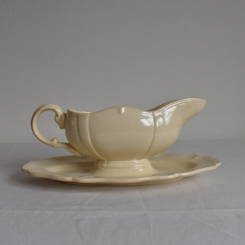 Antique Digoin & Sarreguemines Sauce Boat