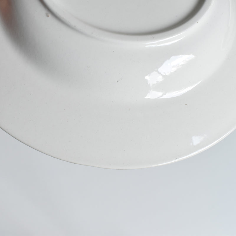 Vintage Deep Plate English Style Rouge G