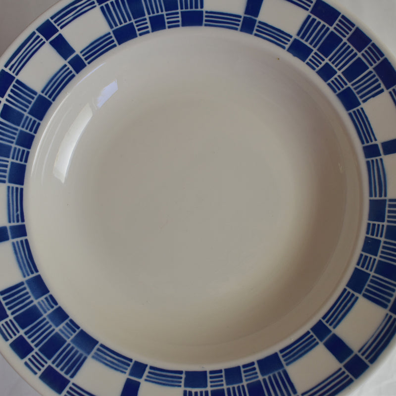 Antique Deep Plate Badonviller Aurore H