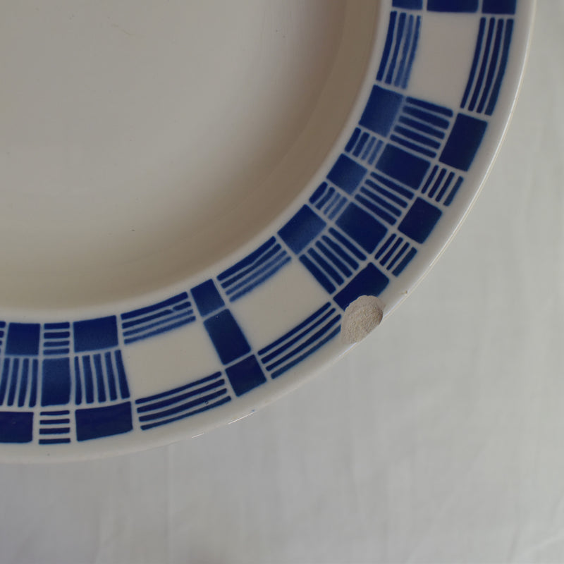 Antique Deep Plate Badonviller Aurore H