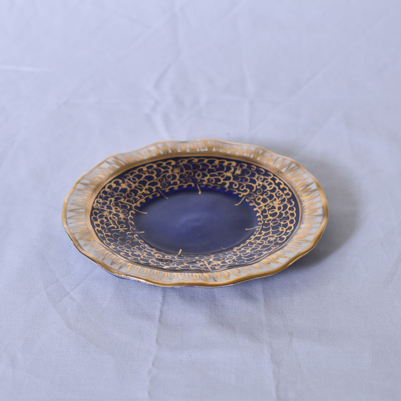 ア.ドラサンヴァル A.Dressinval コーヒーカップ＆ソーサー ダークブルー