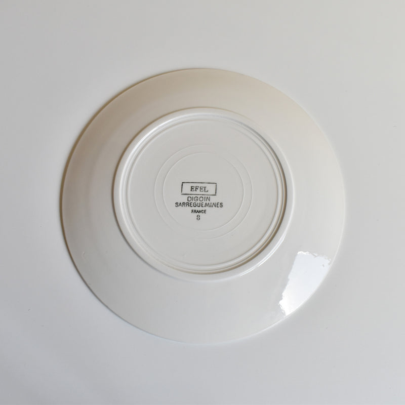 Vintage Plate, Digoin & Sarreguemines, Efel D