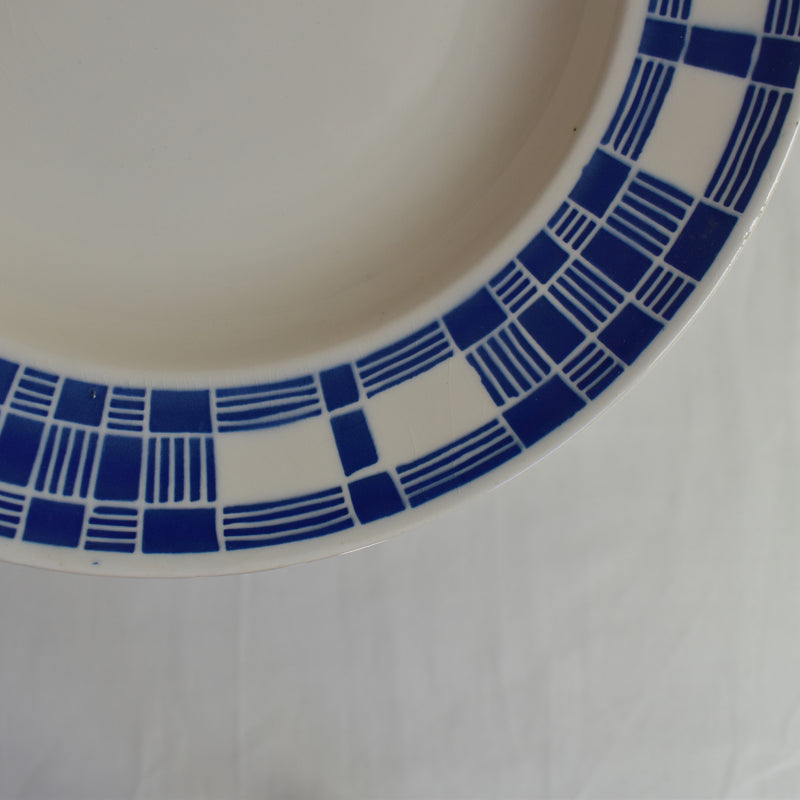 Antique Deep Plate Badonviller Aurore H