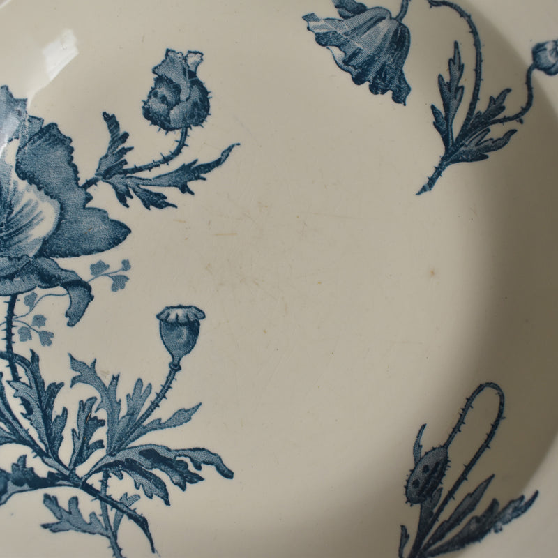 Antique deep plate U&C Sarreguemines Feria C