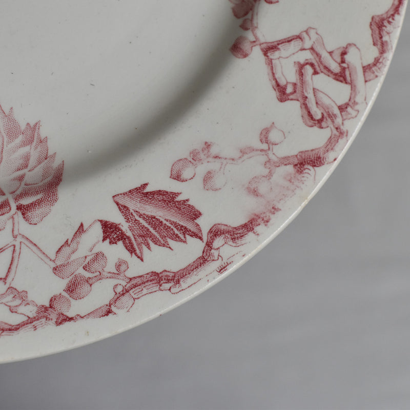 Antique Dessert Plate - Lunéville Fontainebleau C