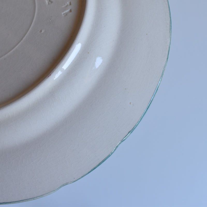 Antique Plate Longchamp Petite Roses A