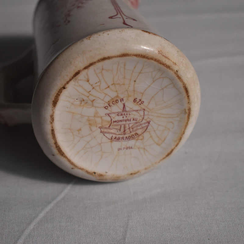 Antique Pitcher, Creil et Montereau, Labrador