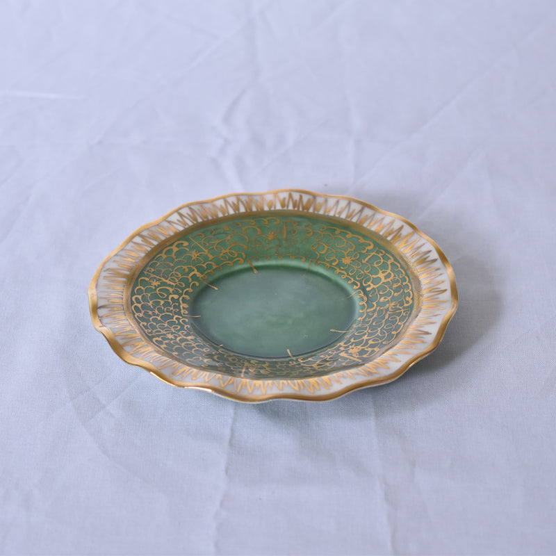 ア.ドラサンヴァル A.Dressinval コーヒーカップ＆ソーサー ライトグリーン