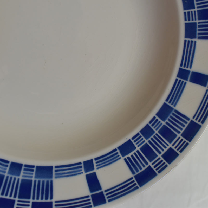 Antique Deep Plate Badonviller Aurore H