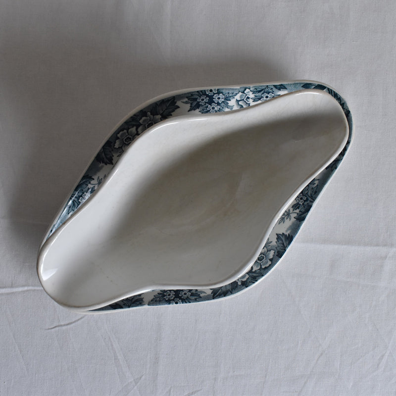 Antique Sauce Boat, Saint Amand and Hamage, Marie-Louise