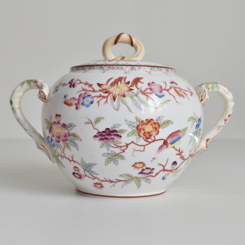 Antique Sugar Pot Sarreguemines Minton 252