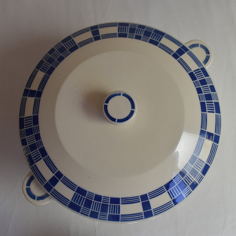 Antique soup tureen Badonviller Aurore