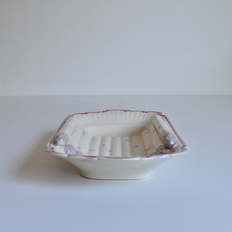 Vintage Asparagus Plate Digoin & Sarreguemines