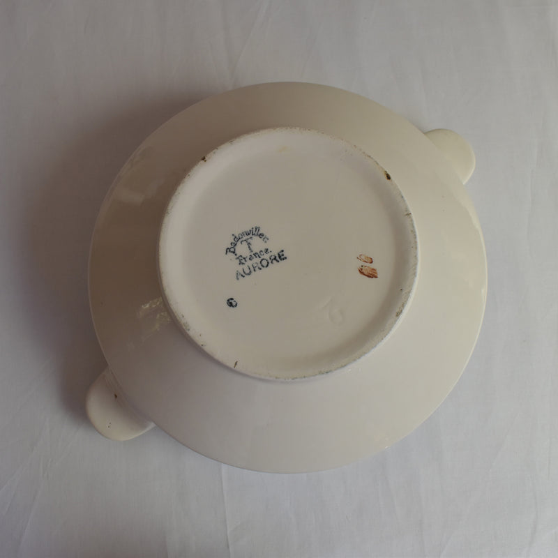 Antique soup tureen Badonviller Aurore