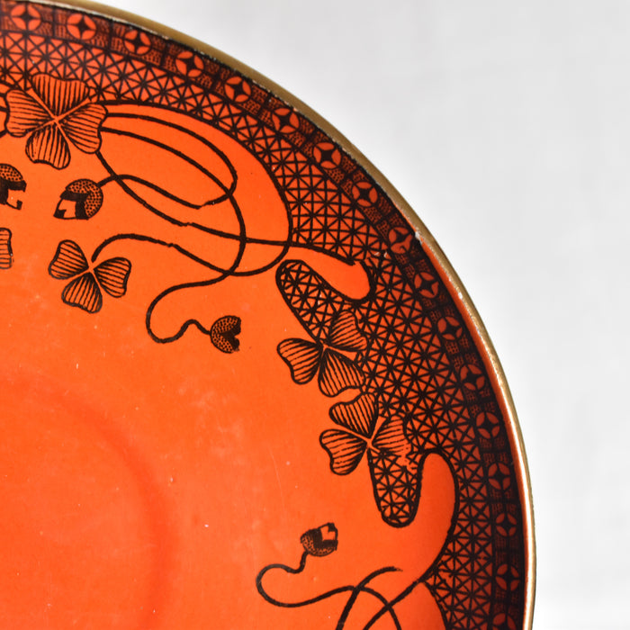 アンティーク カップ&ソーサー サルグミンヌ Trefle A