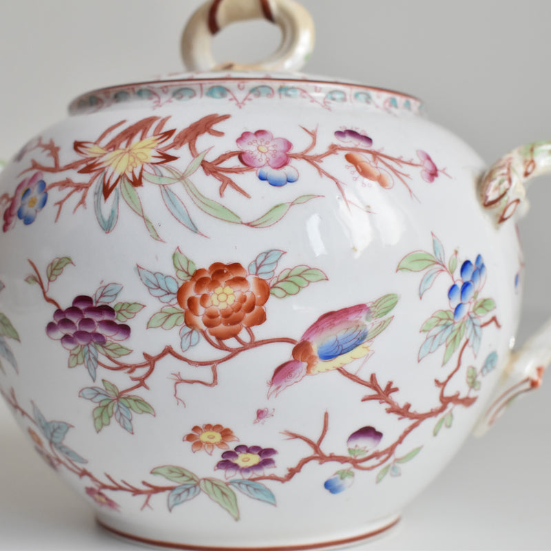 Antique Sugar Pot Sarreguemines Minton 252