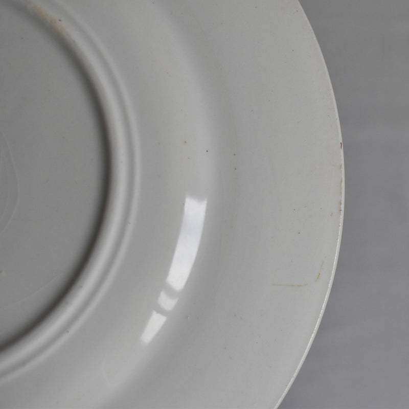 Antique Dessert Plate, Lunéville, Fontainebleau B