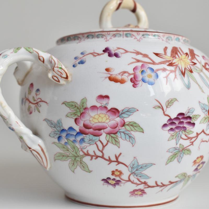 Antique Sugar Pot Sarreguemines Minton 252