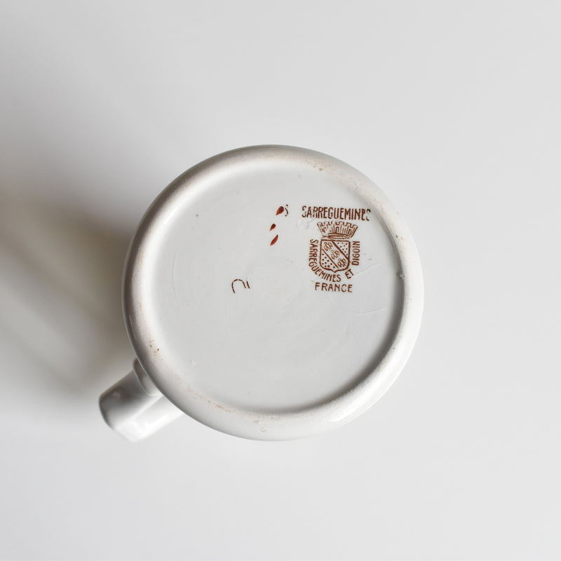 Antique Sarreguemines Creamer Kyoto
