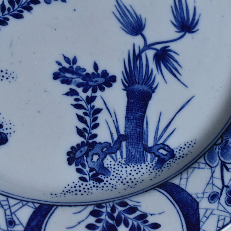 Antique Plate Creil et Montereau Japon 23.5cm