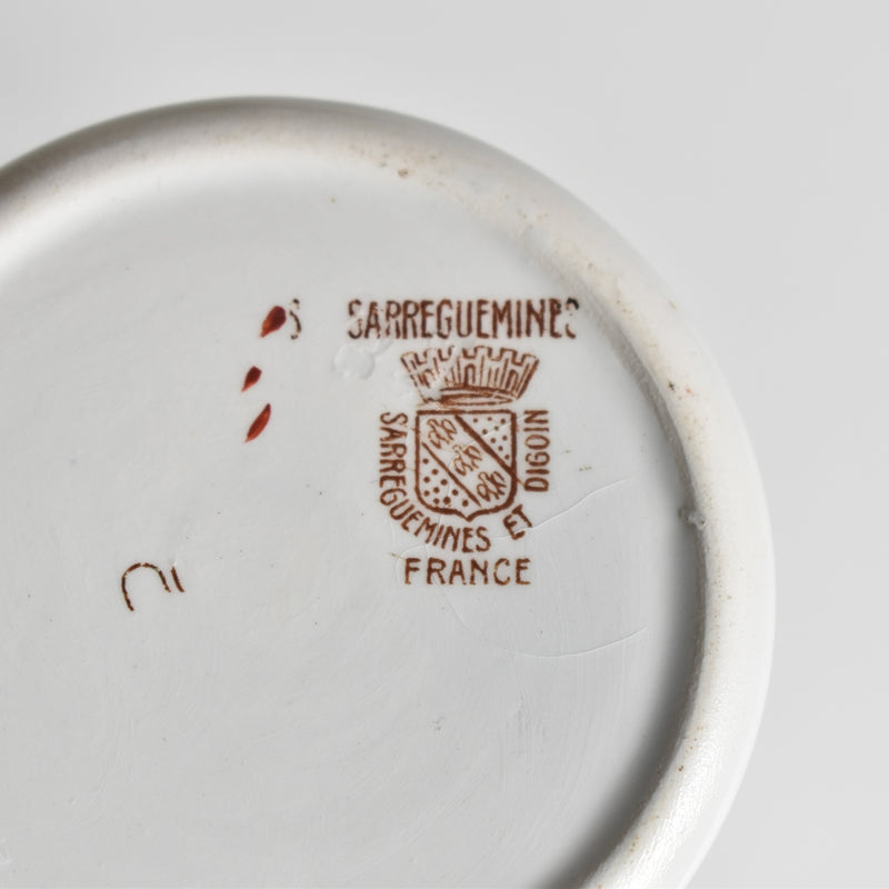 Antique Sarreguemines Creamer Kyoto