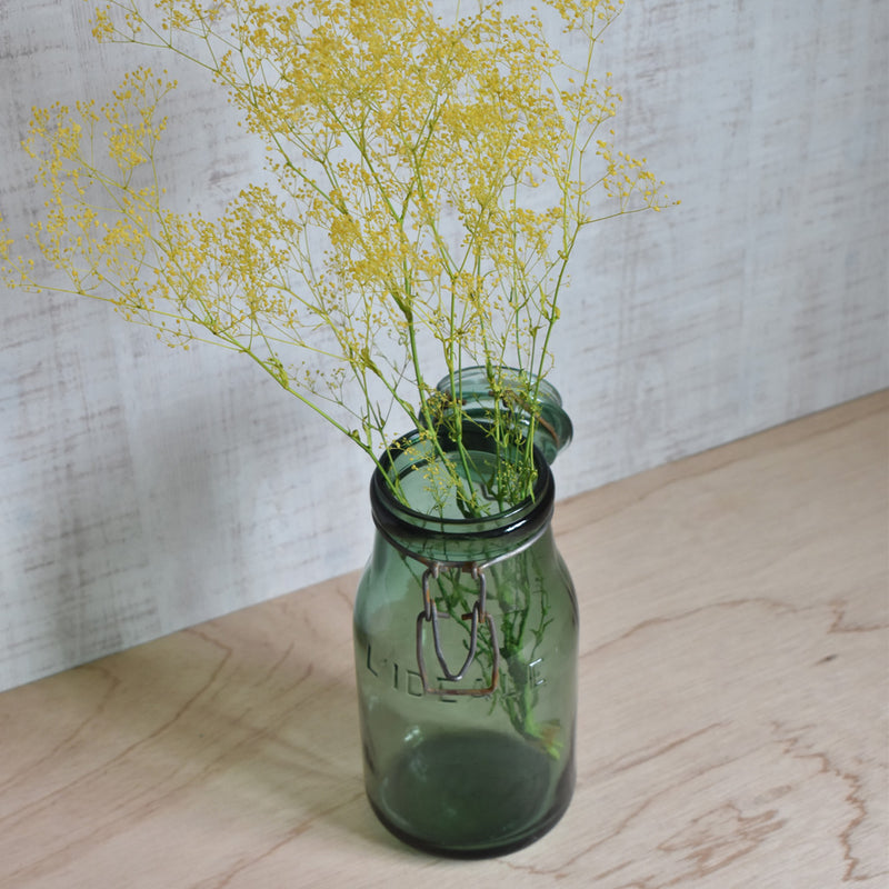 ヴィンテージ  ガラス　容器 L'ideal B