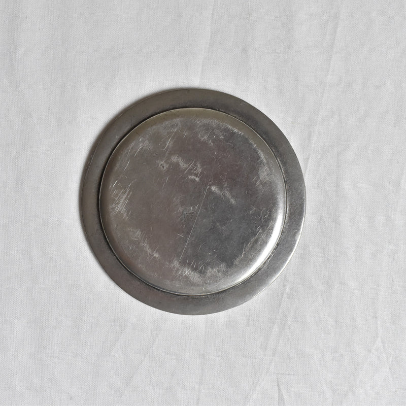 Vintage Pewter Bottle Tray