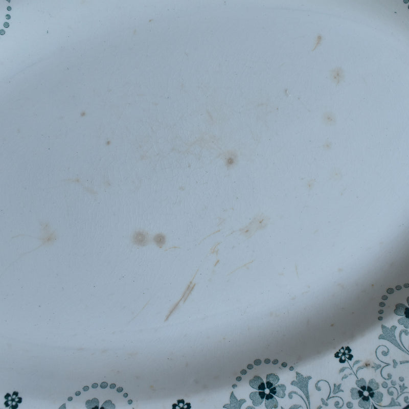Antique Oval Platter, Saint Amand & Hamage, Marceau