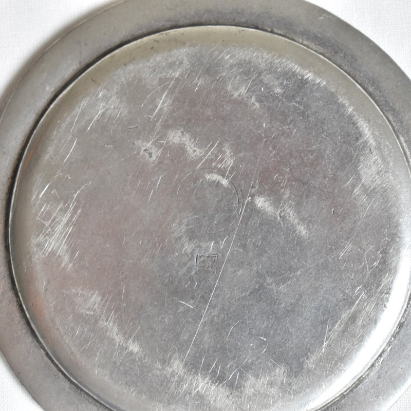 Vintage Pewter Bottle Tray