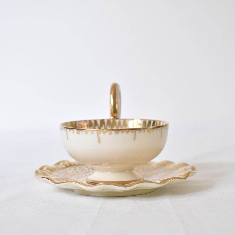 ア.ドラサンヴァル A.Dressinval コーヒーカップ＆ソーサー ホワイト