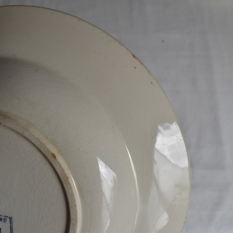 Antique Deep Dish U&C Sarreguemines Feria B