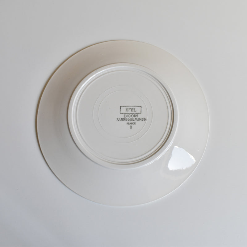 Vintage Plate Digoin & Sarreguemines Efel E
