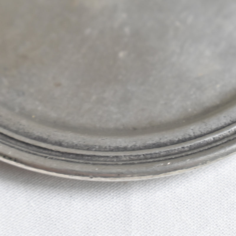 Vintage Pewter Bottle Tray