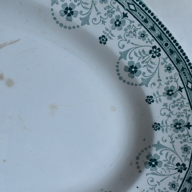 Antique Oval Platter, Saint Amand & Hamage, Marceau