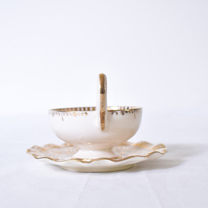 ア.ドラサンヴァル A.Dressinval コーヒーカップ＆ソーサー ホワイト