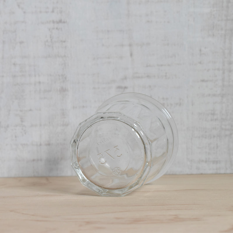 ガラス　ヴィンテージ　ジャムポット　375