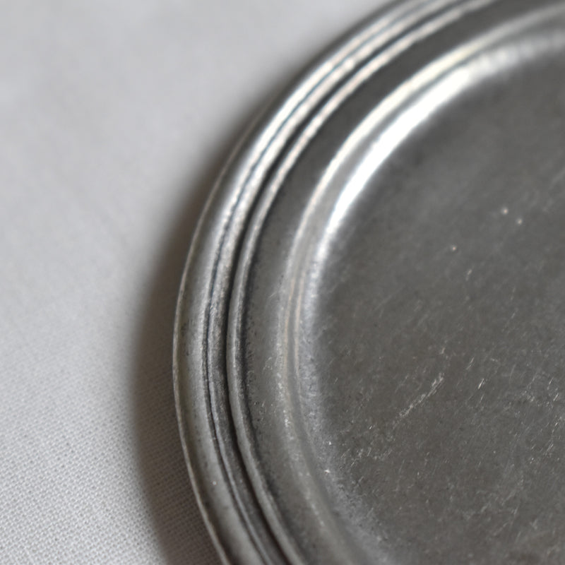 Vintage Pewter Bottle Tray